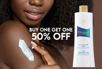 Fair & White Glutathion Extra Brightening Body Lotion 500ml, Buy one get another 50% off Mitchell Brands - Mitchell Brands - Skin Lightening, Skin Brightening, Fade Dark Spots, Shea Butter, Hair Growth Products