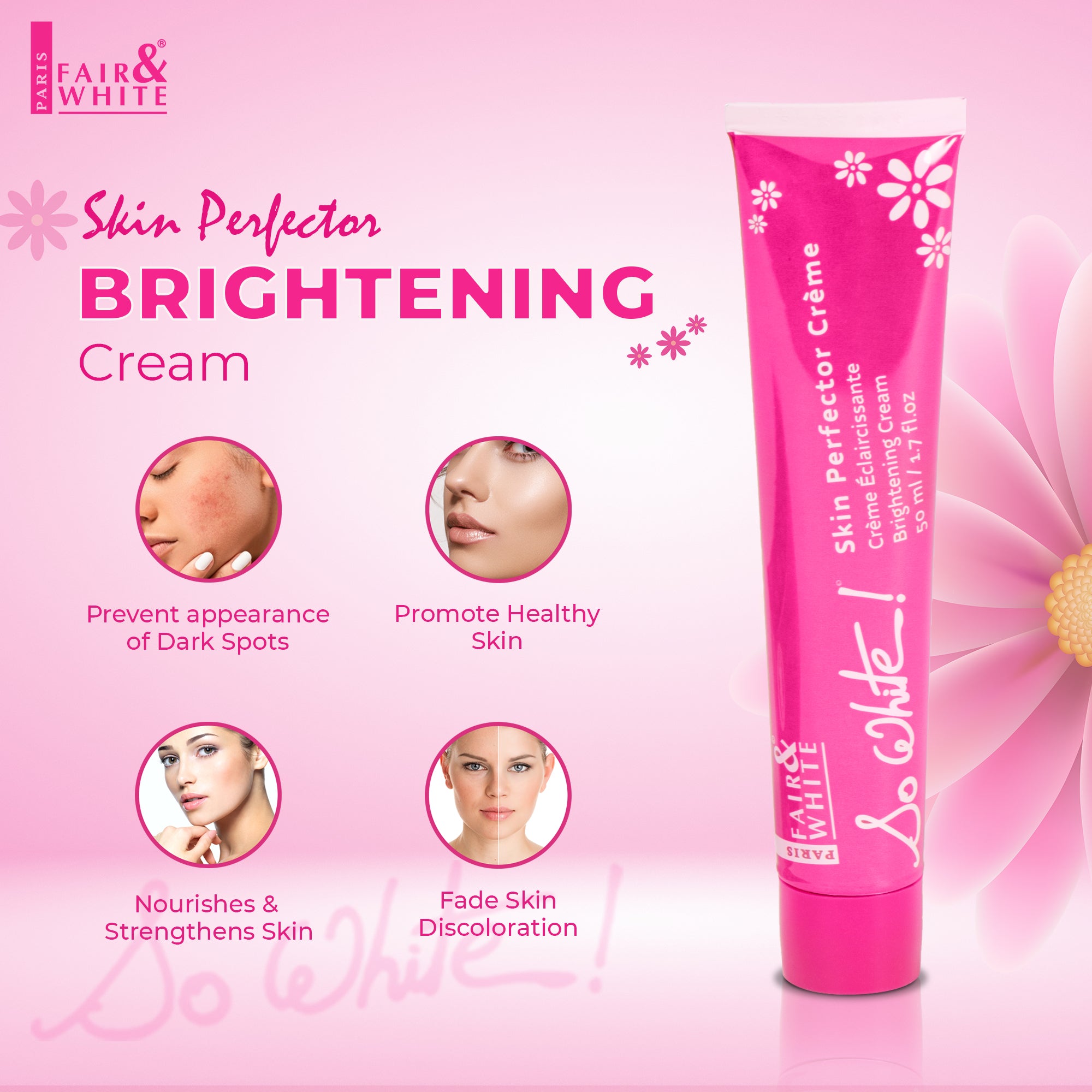 So White Skin Perfector Lightening Cream | Mitchell Brands