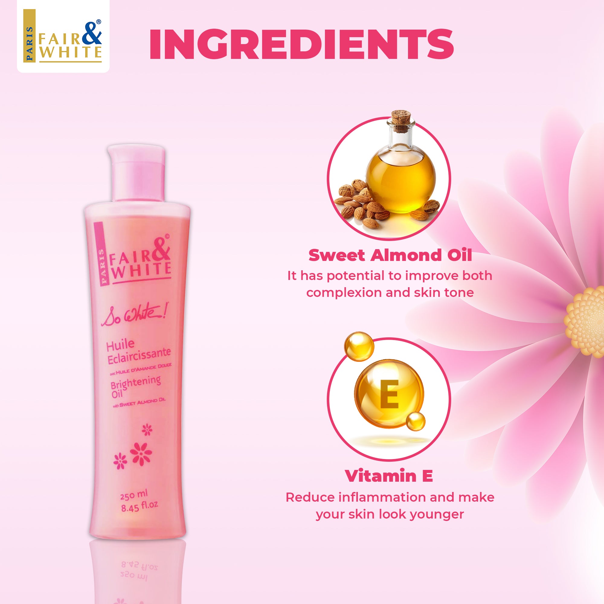 So White Brightening Body Oil with Vitamin E | Mitchell Brands