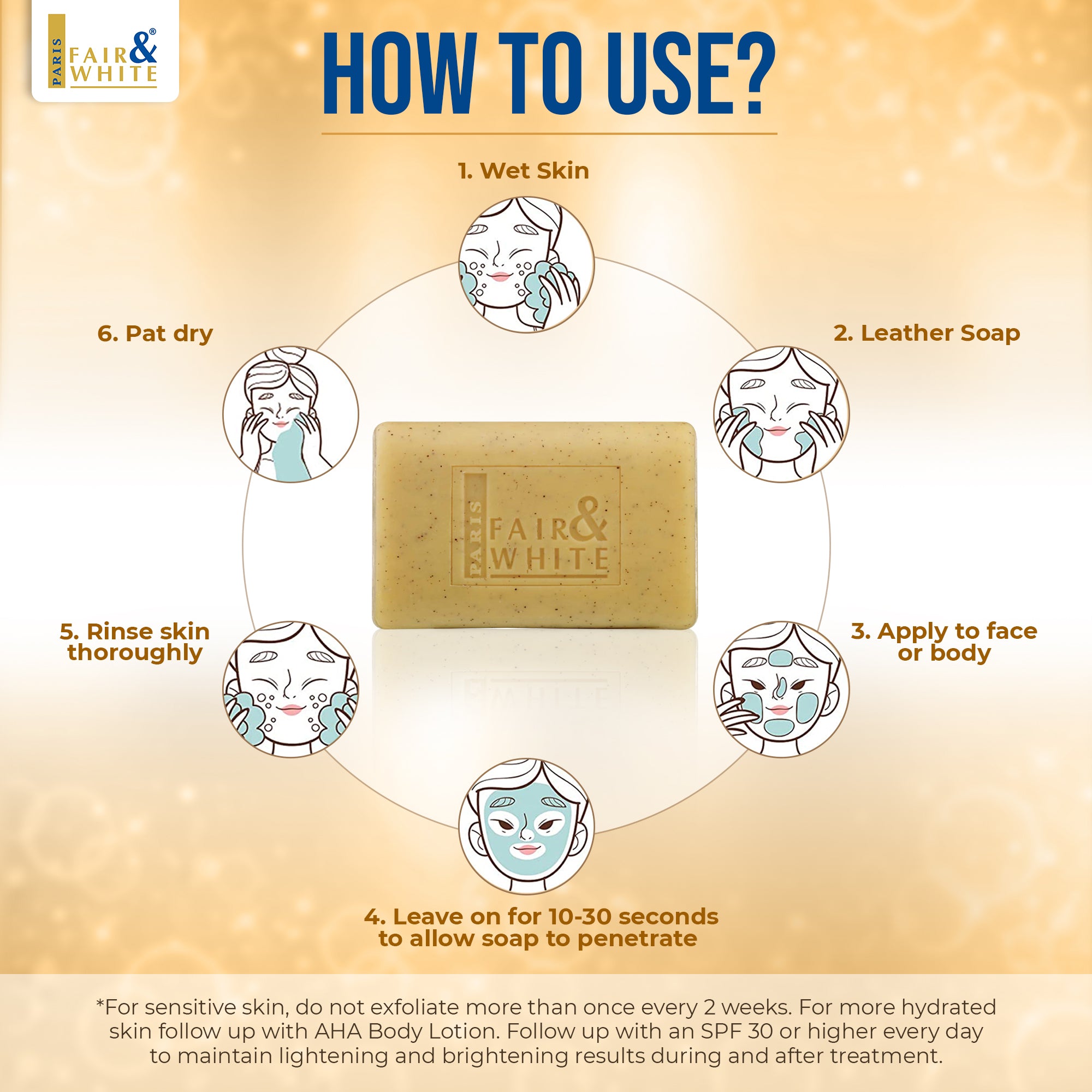 Fair & White Original AHA Exfoliating Soap | Mitchell Brands