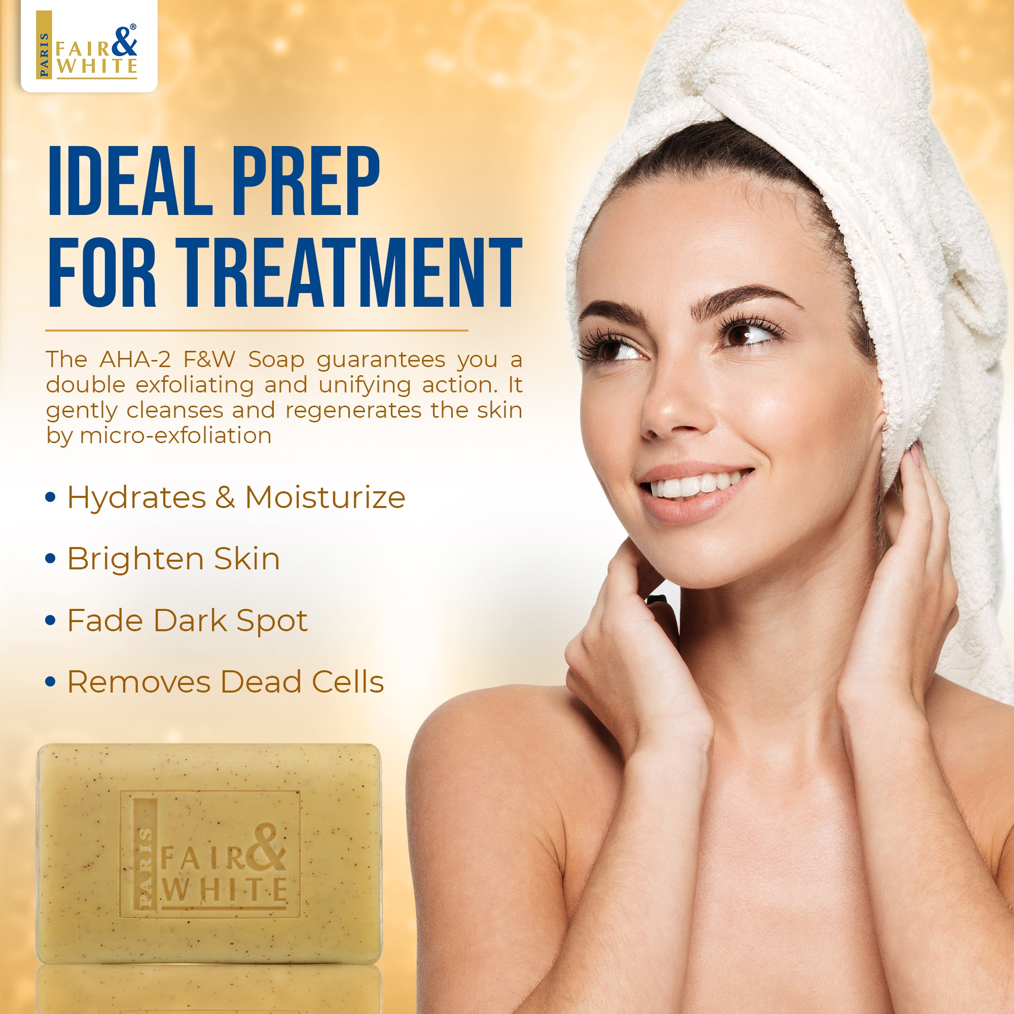 Fair & White Original AHA Exfoliating Soap | Mitchell Brands