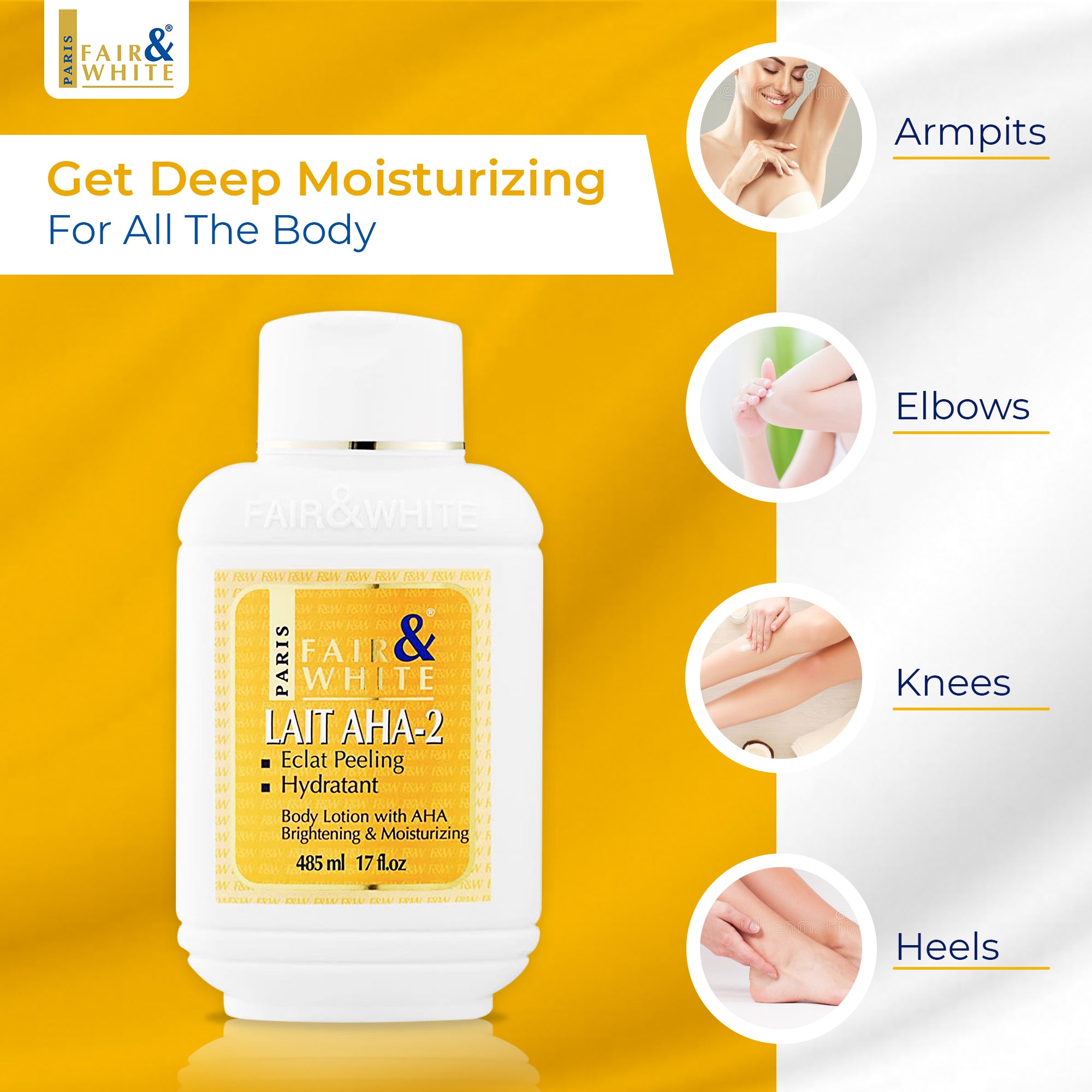 Fair & White Original AHA Body Lotion, 500ml | Mitchell Brands