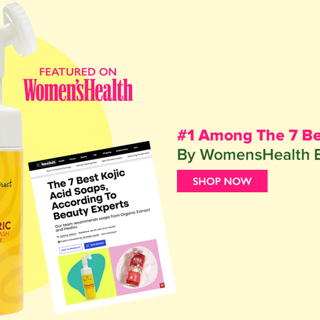 Woman Health Mag - The #1 Best Kojic Acid - Turmeric Skin Face Wash, According To Beauty Experts from