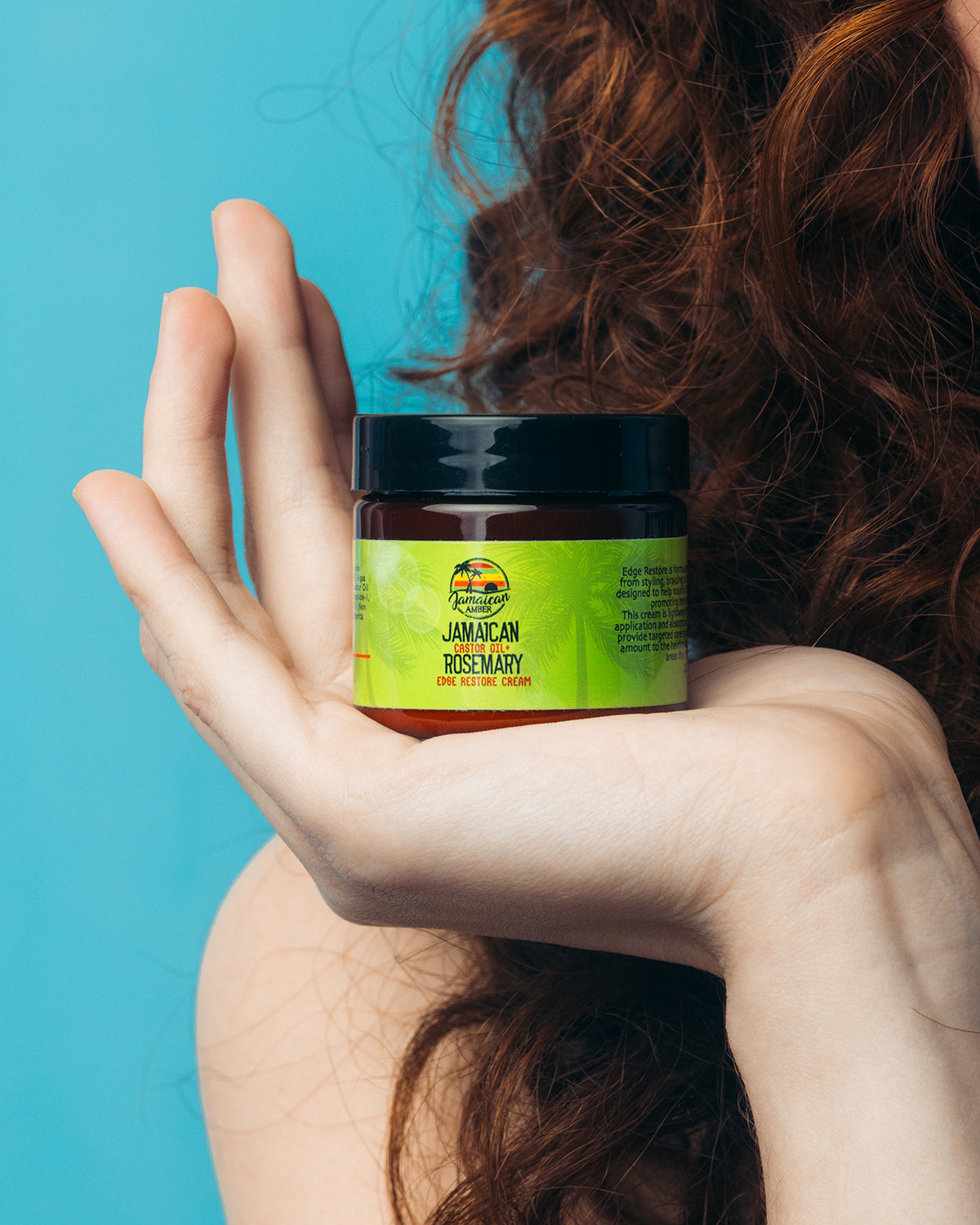 Jamaican Amber Jamaican Castor Oil & Rosemary Edge Restore Cream for Hair 2 oz/60 ml - Mitchell Brands