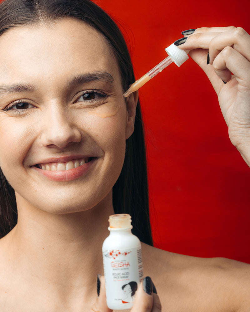 Geisha Kojic Acid Face Brightening Serum - Gluten-free serum - 30ml / 1 fl oz - Mitchell Brands