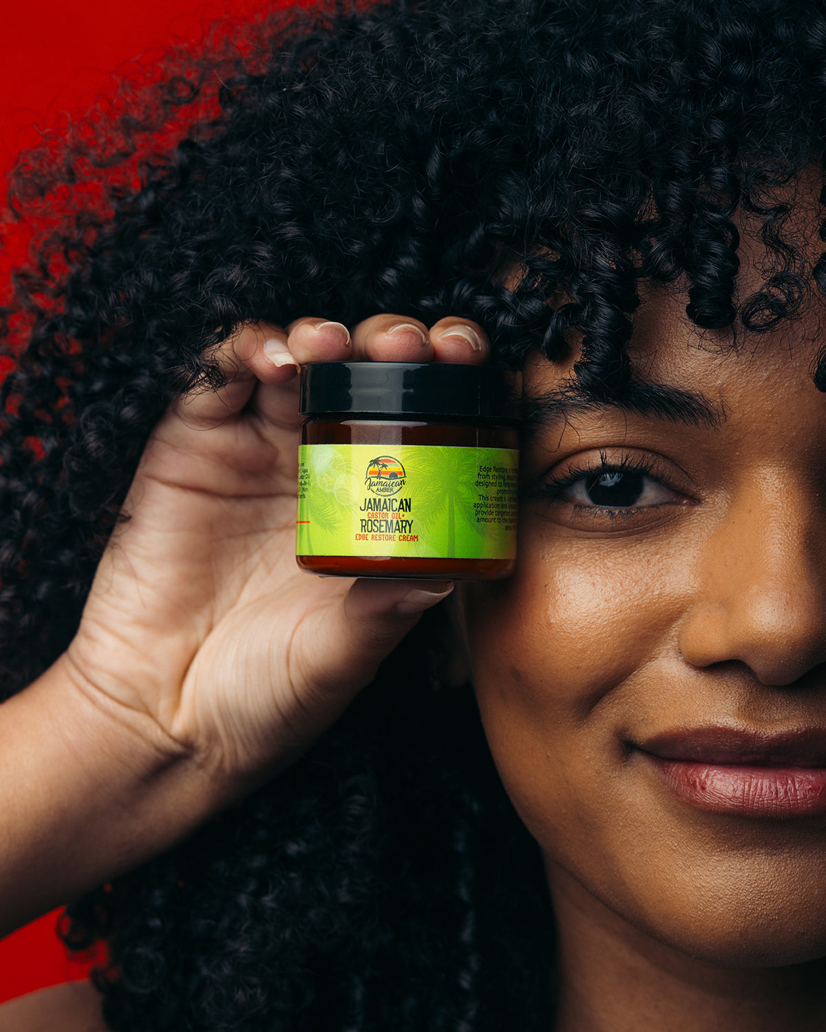 Jamaican Amber Jamaican Castor Oil & Rosemary Edge Restore Cream for Hair 2 oz/60 ml - Mitchell Brands