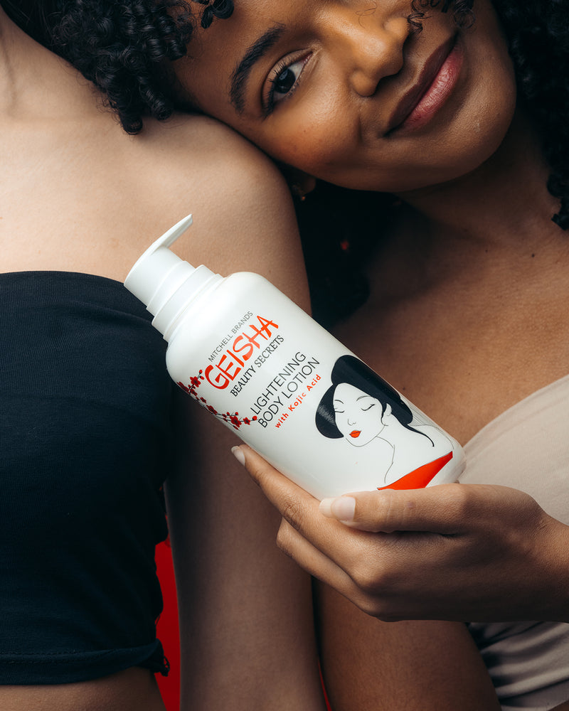 glutathione lightening body lotion with kojic acid and egg yolk Geisha Beauty Secrets Brightening Body Lotion with Kojic Acid