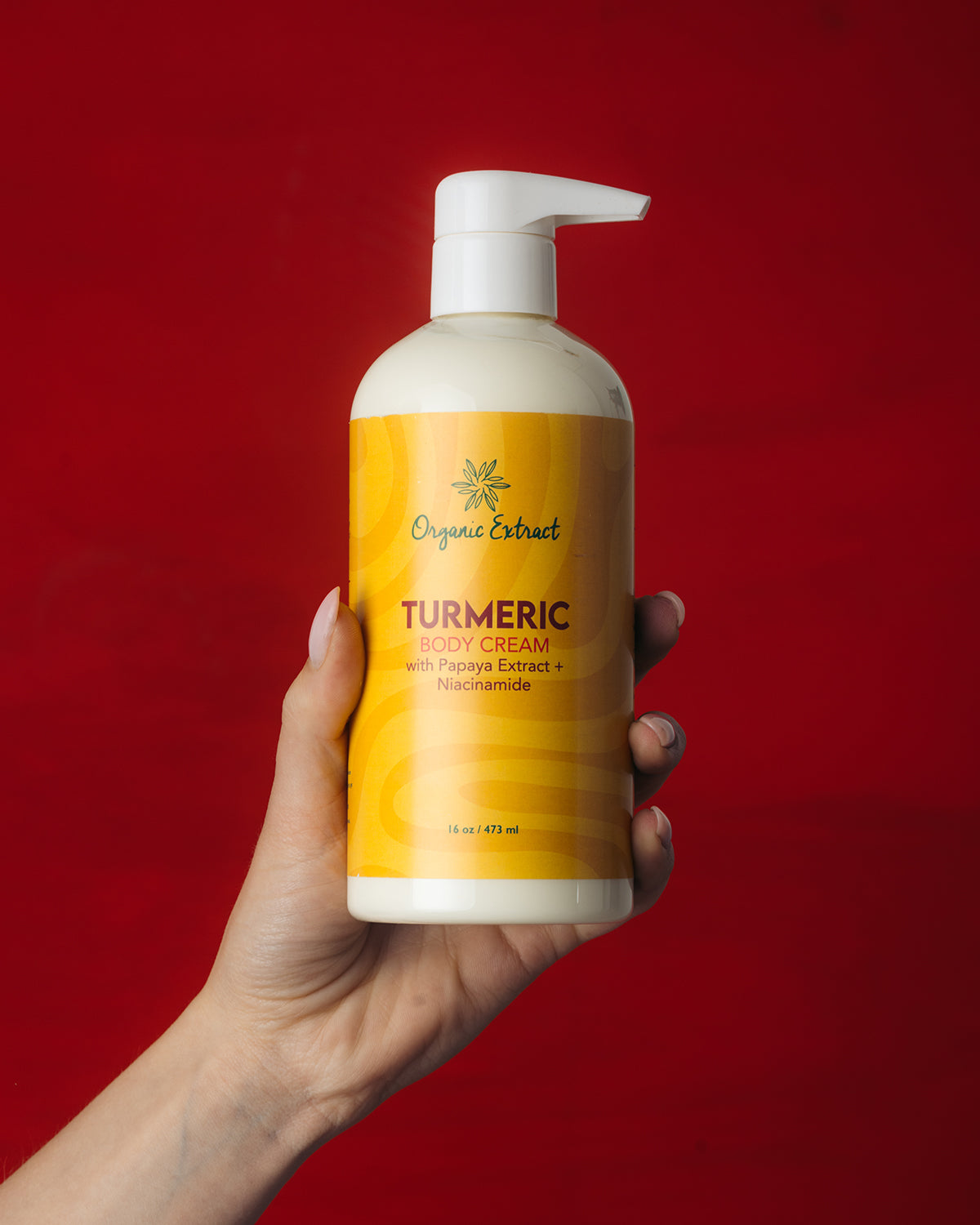 Organic Extract Turmeric Body Lotion 16oz