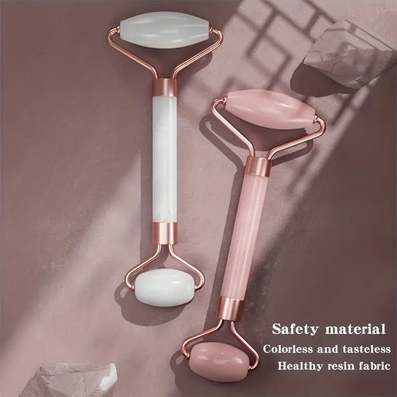 Pink Double-Headed Roller+Scrap (Made out of Polymer) Mitchell Brands - Mitchell Brands - Skin Lightening, Skin Brightening, Fade Dark Spots, Shea Butter, Hair Growth Products