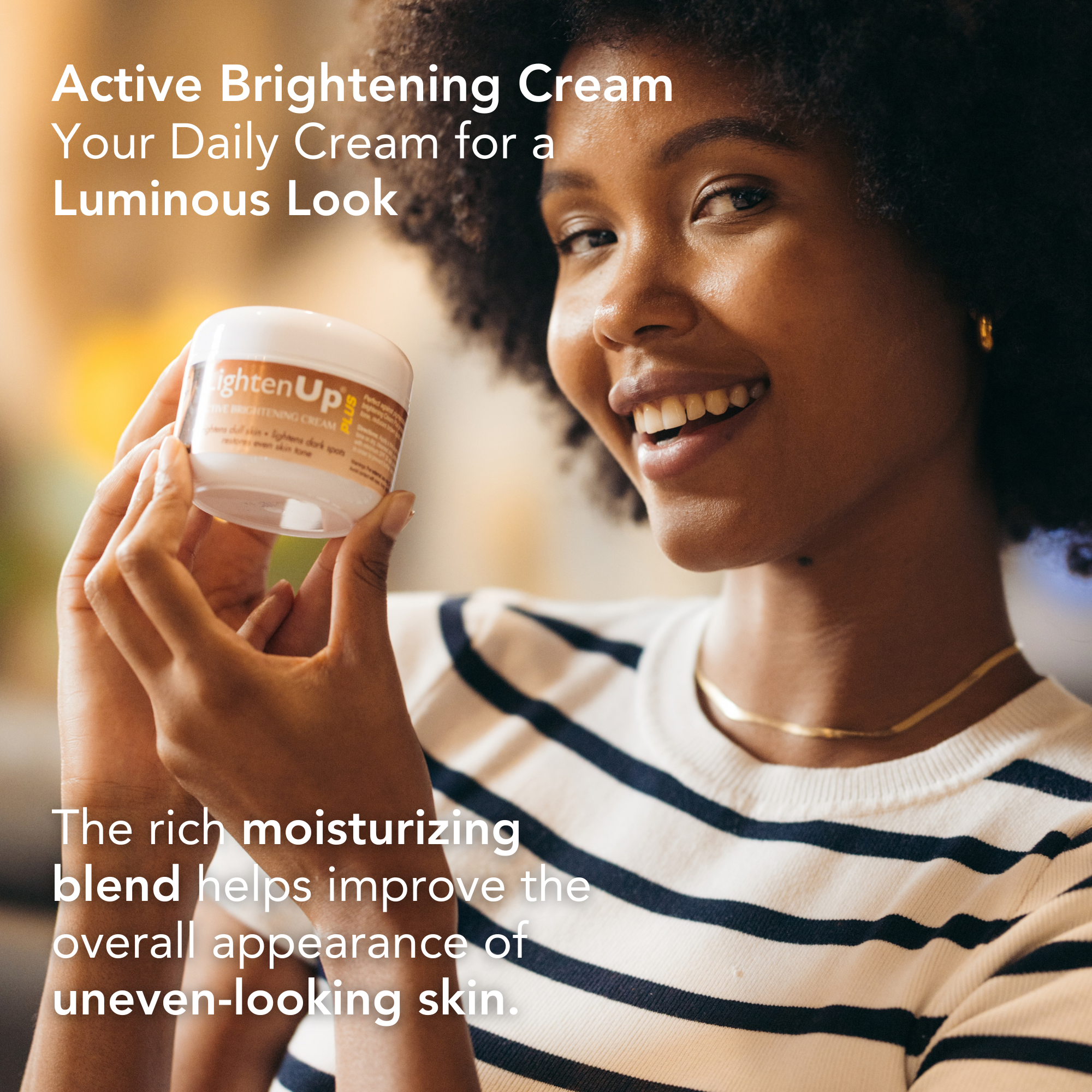 LightenUp Plus Active Brightening Cream 100ml / 3.4 fl oz - Mitchell Brands