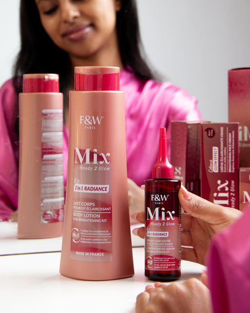 FW MIX Brightening KIT Body lotion and Serum 400ml - Mitchell Brands