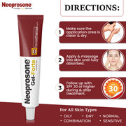 Neoprosone Brightening Gel - Moisturizer Cream Gel - 30g / 1 oz - Mitchell Brands