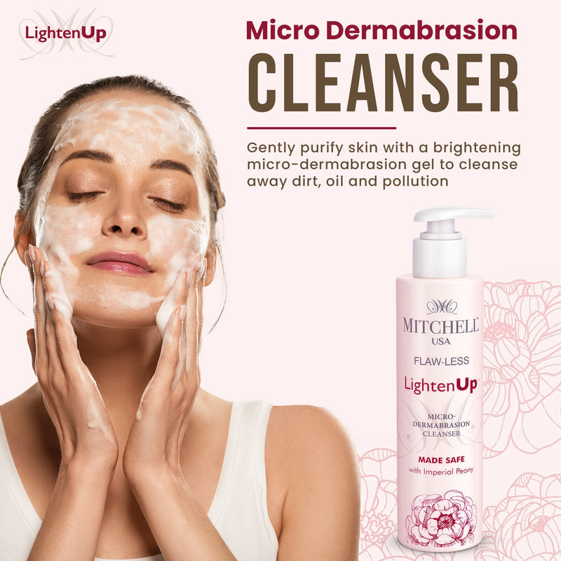 Lighten Up Flaw-Less Micro Dermabrasion Cleanser 150g - Mitchell Brands