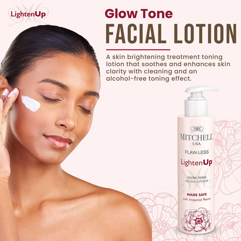 Lighten Up Flaw-Less Glow Tone Facial Lotion 100ml - Mitchell Brands