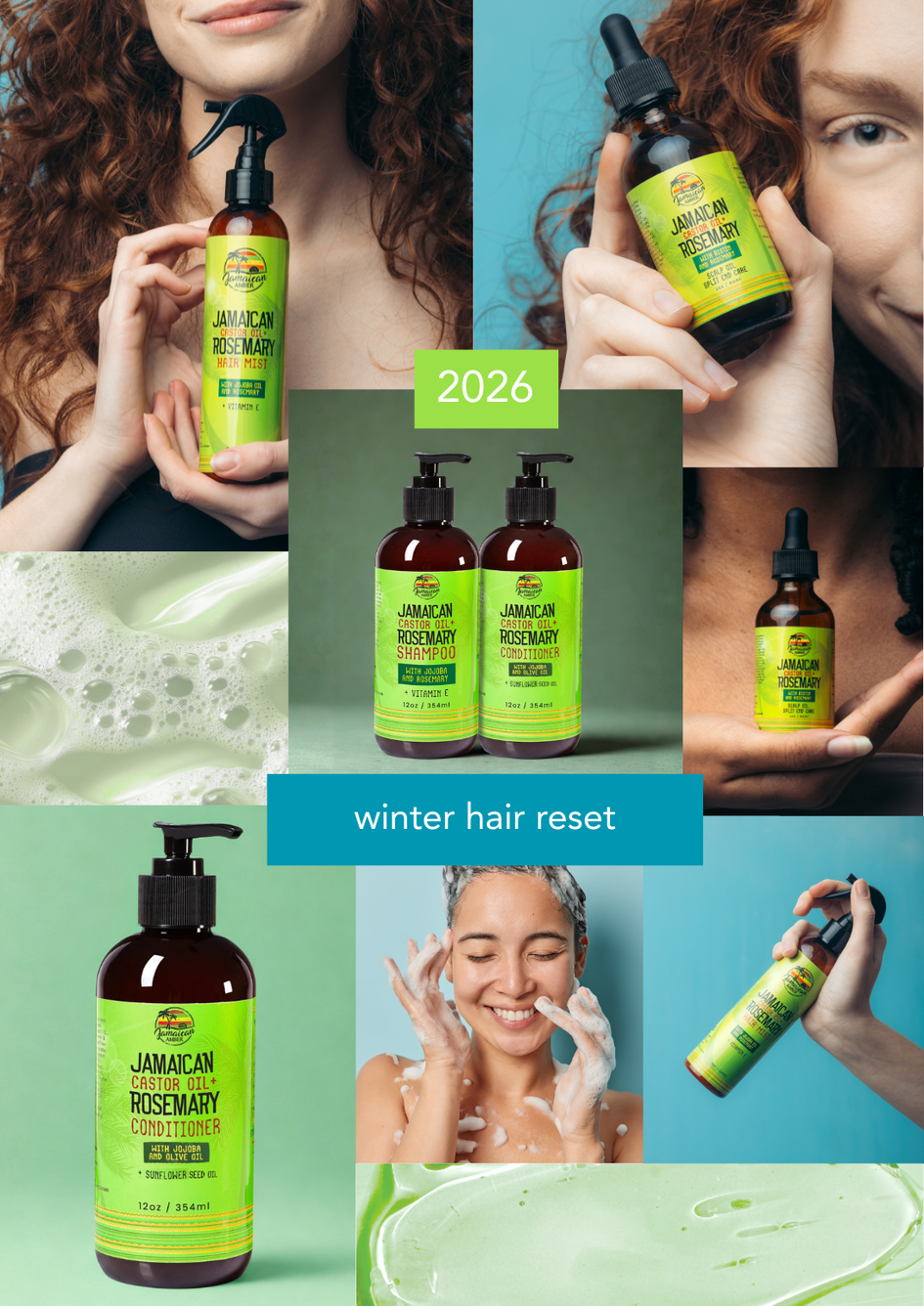 Winter Hair Repair Jamaican Amber Bundle