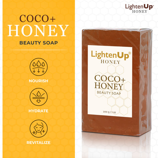 LightenUp Honey Soap 200g - Mitchell Brands
