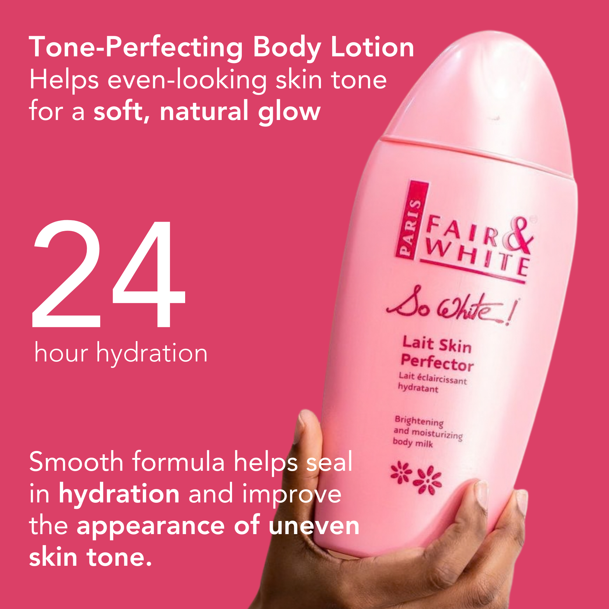 Fair And White So White Skin Perfector Brightening Body Lotion 500ml / 17.6 fl oz - Mitchell Brands