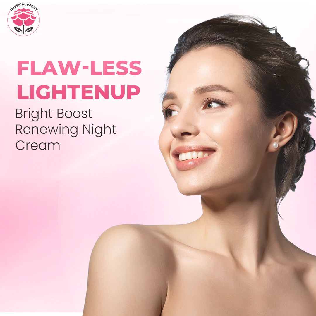 Lighten Up Flaw-Less Bright Boost Renewing Night Cream 50g Mitchell Brands - Mitchell Brands - Skin Lightening, Skin Brightening, Fade Dark Spots, Shea Butter, Hair Growth Products