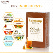LightenUp Honey Soap 200g - Mitchell Brands