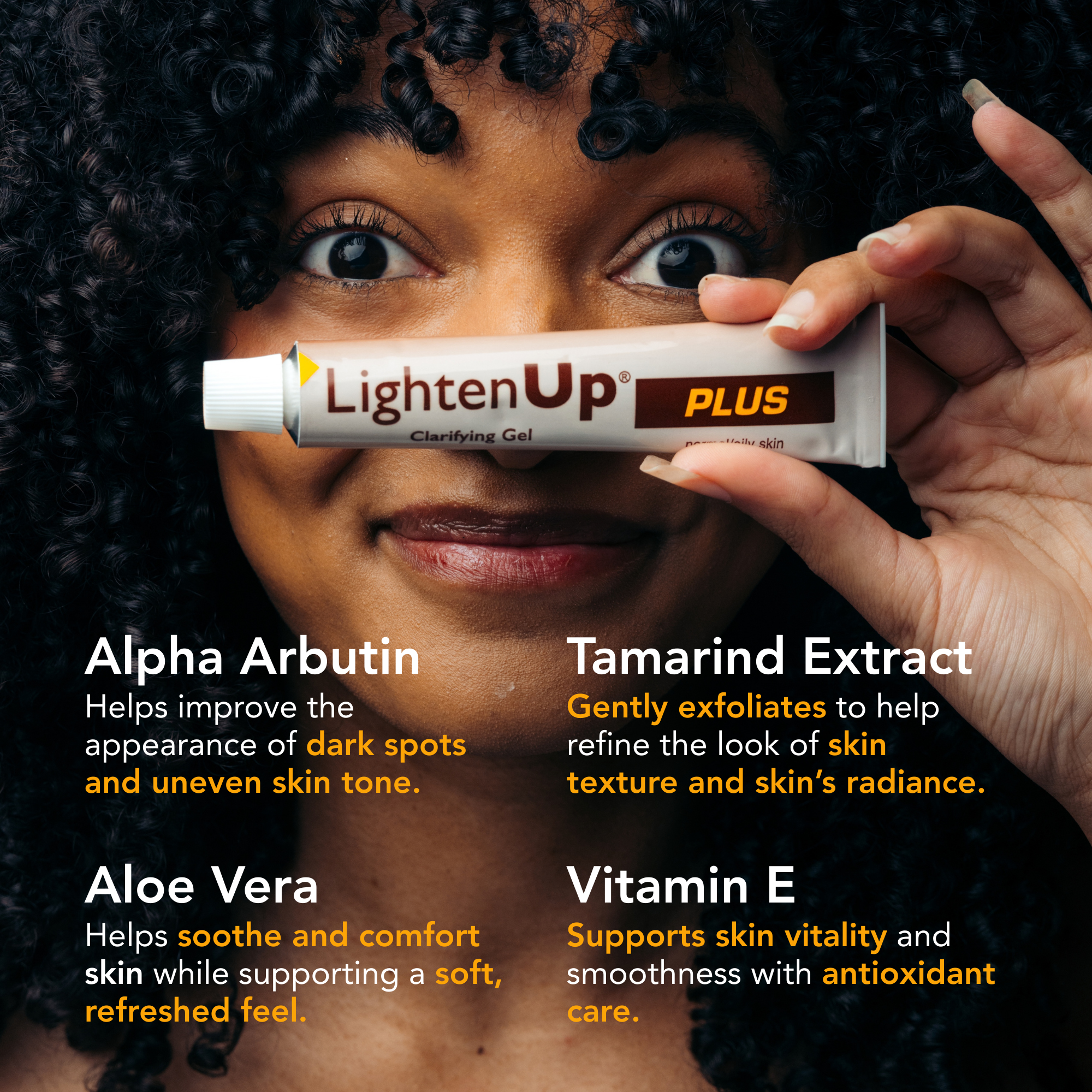 LightenUp Plus Clarifying Gel Tube With Alpha Arbutin 30g / 1 oz - Mitchell Brands