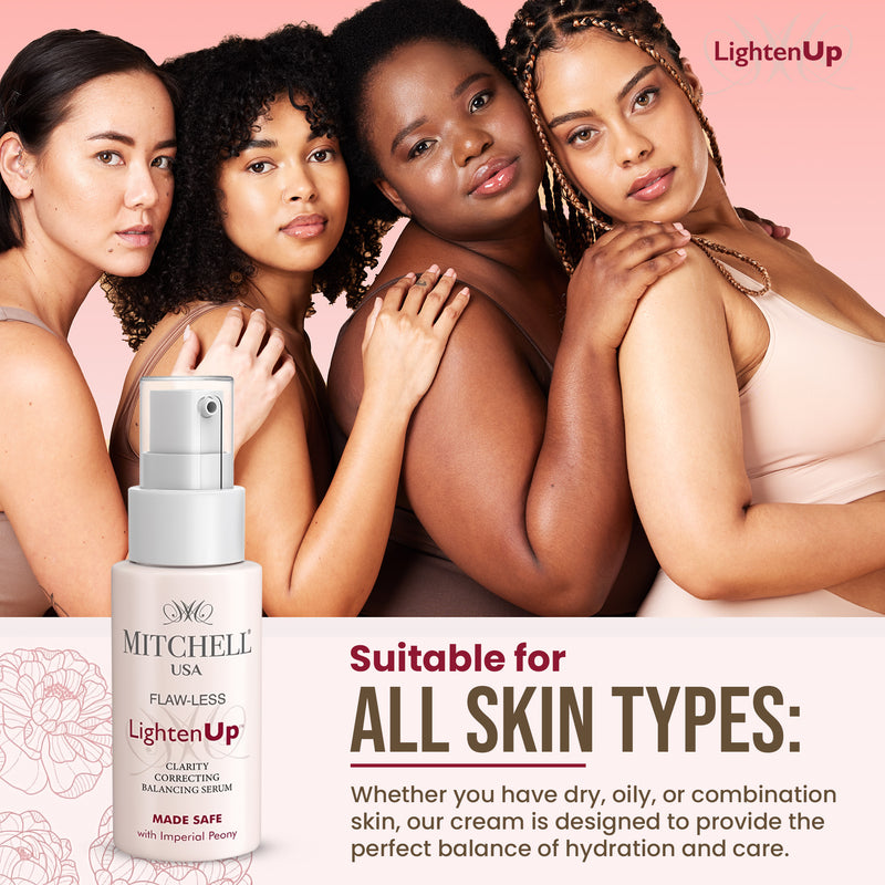 Lighten Up Flaw-Less Clarity Correction Balancing Serum 1.7 fl oz / 50ml - Mitchell Brands