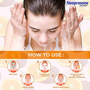 Neoprosone Cleansing Bar Soap with Vitamin C - 200g / 4.4 Oz Neoprosone Vitamin "C" - Mitchell Brands - Skin Lightening, Skin Brightening, Fade Dark Spots, Shea Butter, Hair Growth Products