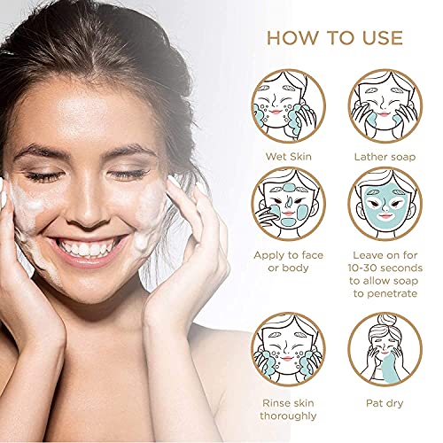 Geisha Beauty Secrets Exfoliating Soap with Kojic Acid - 200g / 7.1 oz Mitchell Brands - Mitchell Brands - Skin Lightening, Skin Brightening, Fade Dark Spots, Shea Butter, Hair Growth Products