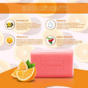 Neoprosone Cleansing Bar Soap with Vitamin C - 200g / 4.4 Oz Neoprosone Vitamin "C" - Mitchell Brands - Skin Lightening, Skin Brightening, Fade Dark Spots, Shea Butter, Hair Growth Products