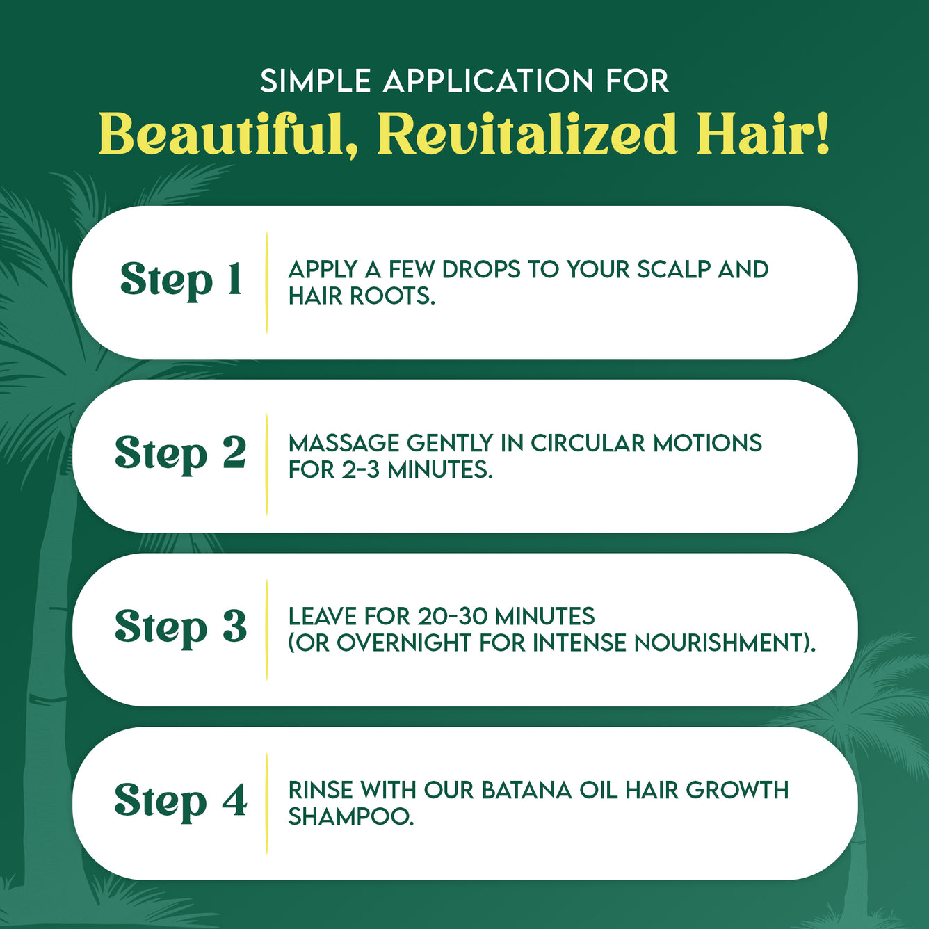 Organic Extract Batana Oil Stimulating Hair Growth Oil 4 oz/118ml - Mitchell Brands