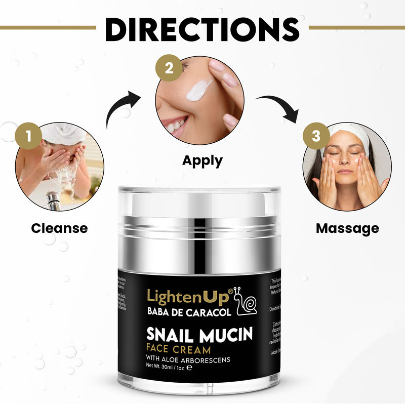 LightenUp Baba de Caracol Cream 30ml - Mitchell Brands