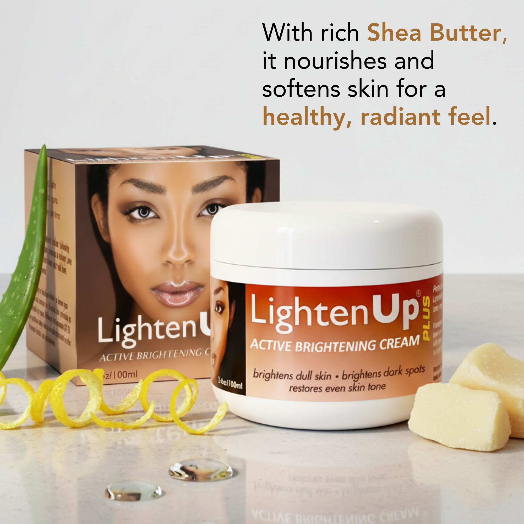 LightenUp Plus Active Brightening Cream 100ml / 3.4 fl oz - Mitchell Brands