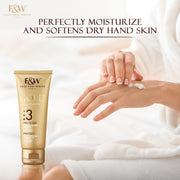 Fair & White Gold Hand Cream with Argan Oil Step #3 - Clarifies  skin - 75ml / 2.54 oz - Mitchell Brands
