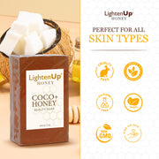 LightenUp Honey Soap 200g - Mitchell Brands