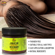 Jamaican Amber Jamaican Castor Oil & Rosemary Hair Growth Balm 2 oz/60 ml Mitchell Brands - Mitchell Brands - Skin Lightening, Skin Brightening, Fade Dark Spots, Shea Butter, Hair Growth Products