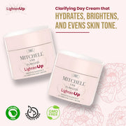 Lighten Up Flaw-Less Smooth Radiance Clarifying Day Cream 50g - Mitchell Brands