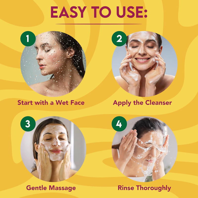 Organic Extract Turmeric Facial Cleanser 4 oz/118 ml - Mitchell Brands