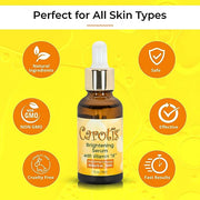 Carotis Lightening Serum with Vitamin A - 30ml / 1 fl oz Carotis - Mitchell Brands - Skin Lightening, Skin Brightening, Fade Dark Spots, Shea Butter, Hair Growth Products