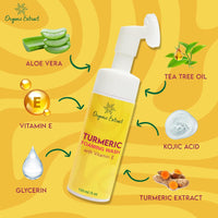 Organic Extract Turmeric Foaming Wash 5 oz/ 150ml - Mitchell Brands