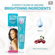 Ultra Bright Lightening Cream Ultra Bright - Mitchell Brands - Skin Lightening, Skin Brightening, Fade Dark Spots, Shea Butter, Hair Growth Products