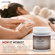LightenUp Plus Powdered Exfoliating Cleanser 75g LightenUp - Mitchell Brands - Skin Lightening, Skin Brightening, Fade Dark Spots, Shea Butter, Hair Growth Products