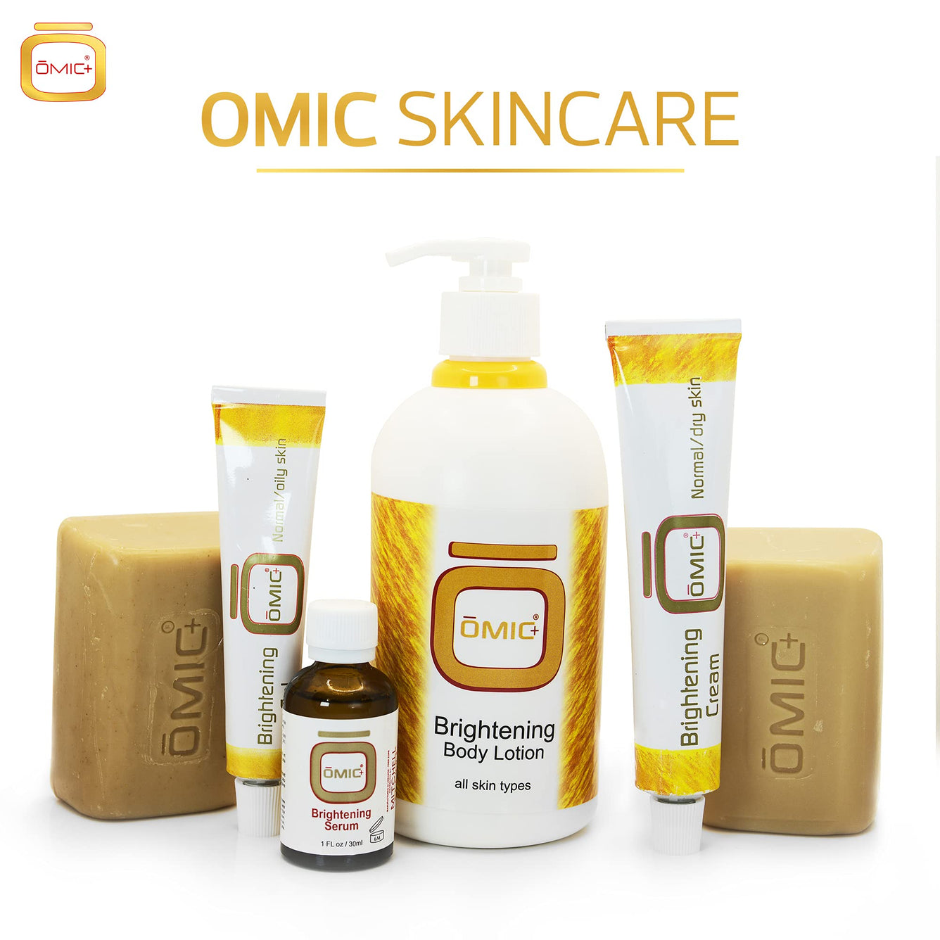 OMIC Brightening Gel - 30g OMIC Original - Mitchell Brands - Skin Lightening, Skin Brightening, Fade Dark Spots, Shea Butter, Hair Growth Products