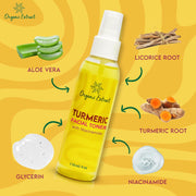 Organic Extract Turmeric Facial Toner 4 oz/118 ml - Mitchell Brands