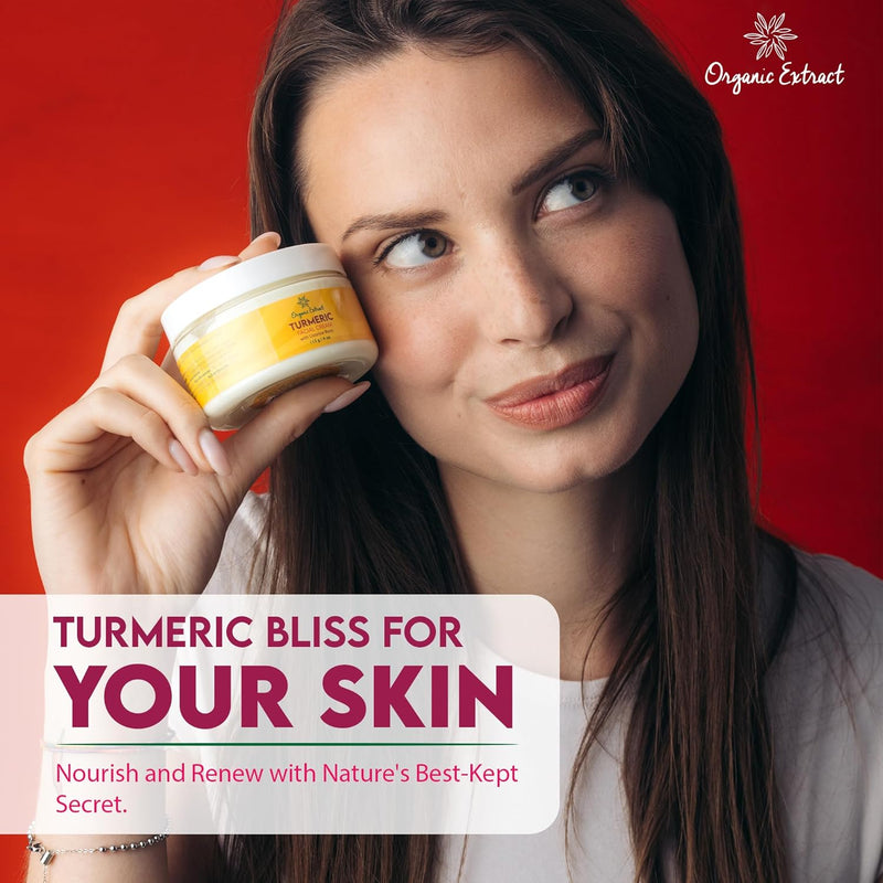 Organic Extract Turmeric Facial Cream 4 oz/118 ml - Mitchell Brands