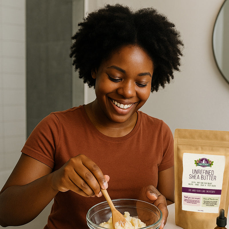 Choice of Nature Unrefined Shea Butter Bar 16oz - Mitchell Brands