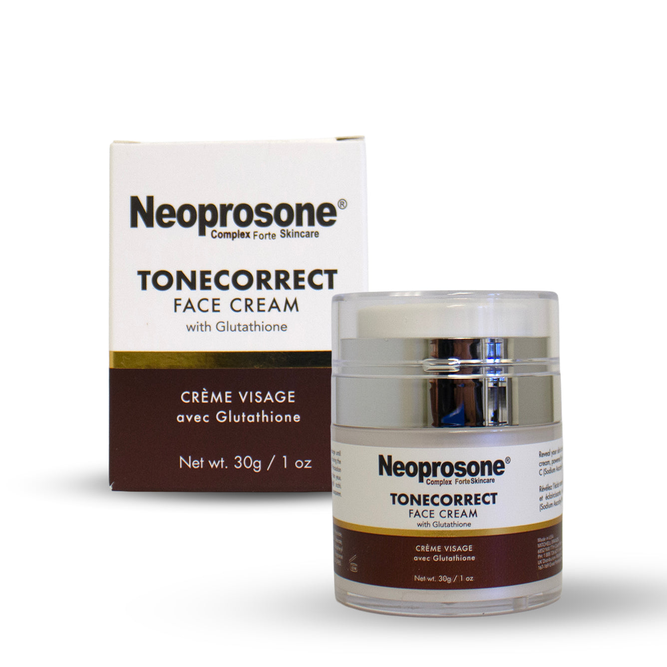 Neoprosone ToneCorrect Face Cream 30g/1oz - Mitchell Brands