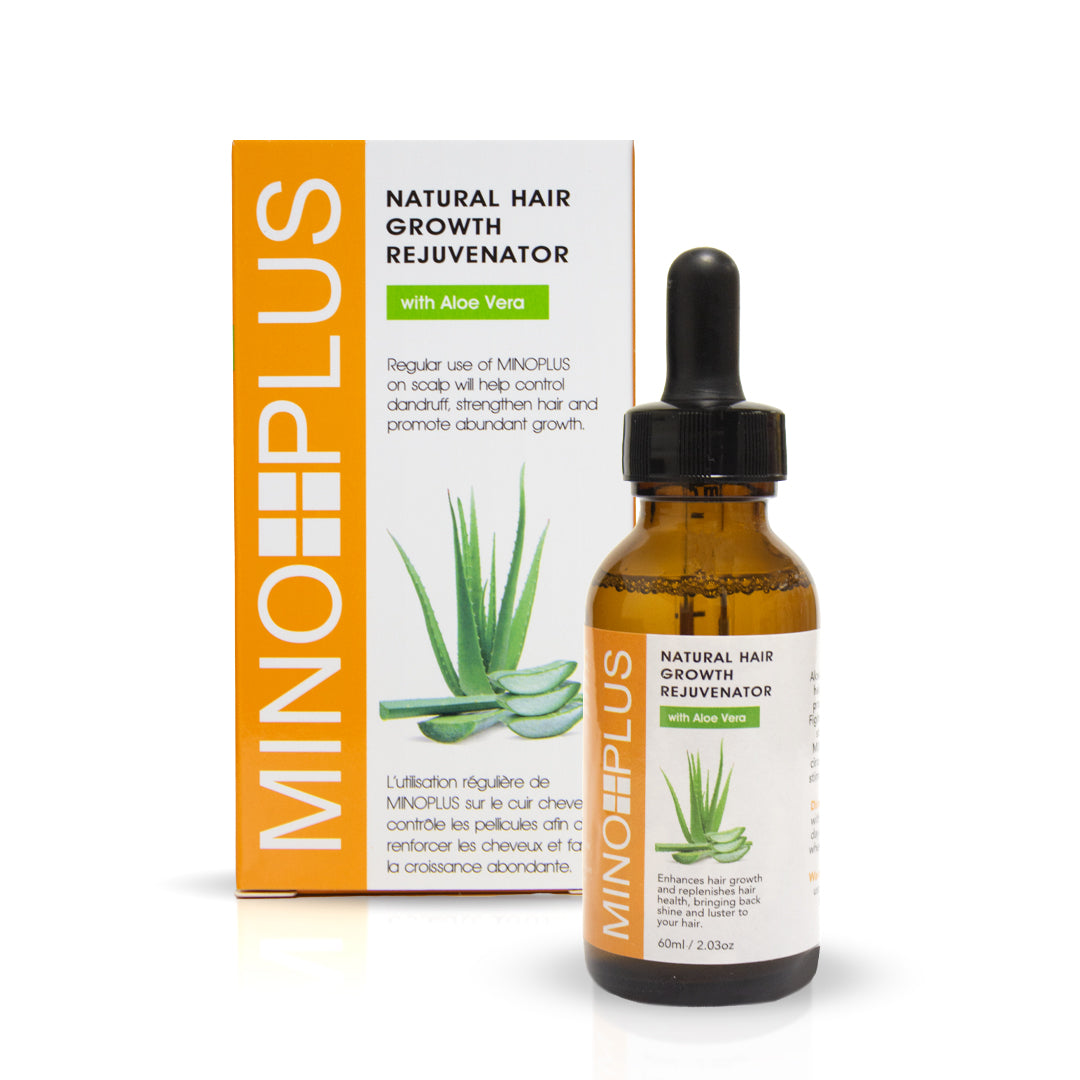 Minoplus Hair Growth Rejuvenator with Aloe Juice - 60ml / 1 oz MinoPlus - Mitchell Brands - Skin Lightening, Skin Brightening, Fade Dark Spots, Shea Butter, Hair Growth Products
