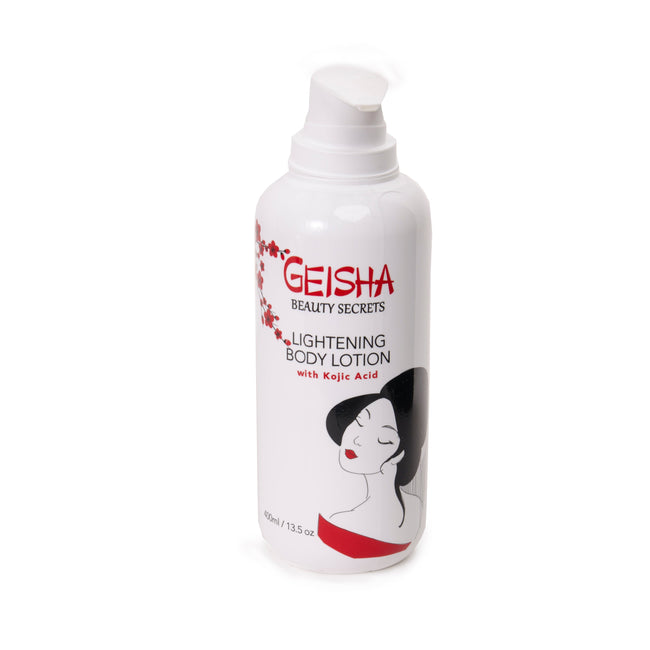 Geisha Beauty Secrets Brightening Body Lotion with Kojic Acid - 400ml / 13 fl oz - Mitchell Brands