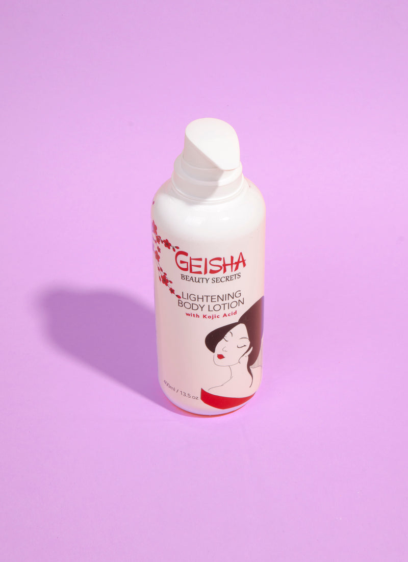 Geisha Beauty Secrets Brightening Body Lotion with Kojic Acid - 400ml / 13 fl oz - Mitchell Brands