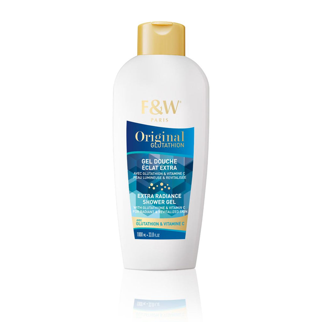 body wash glutathione Fire & White Original Glutathion Extra Radiance Shower Gel 1000 ml — Mitchell Brands serum boosters Ubiquitin Proteasome System Targeting Volume:3ml