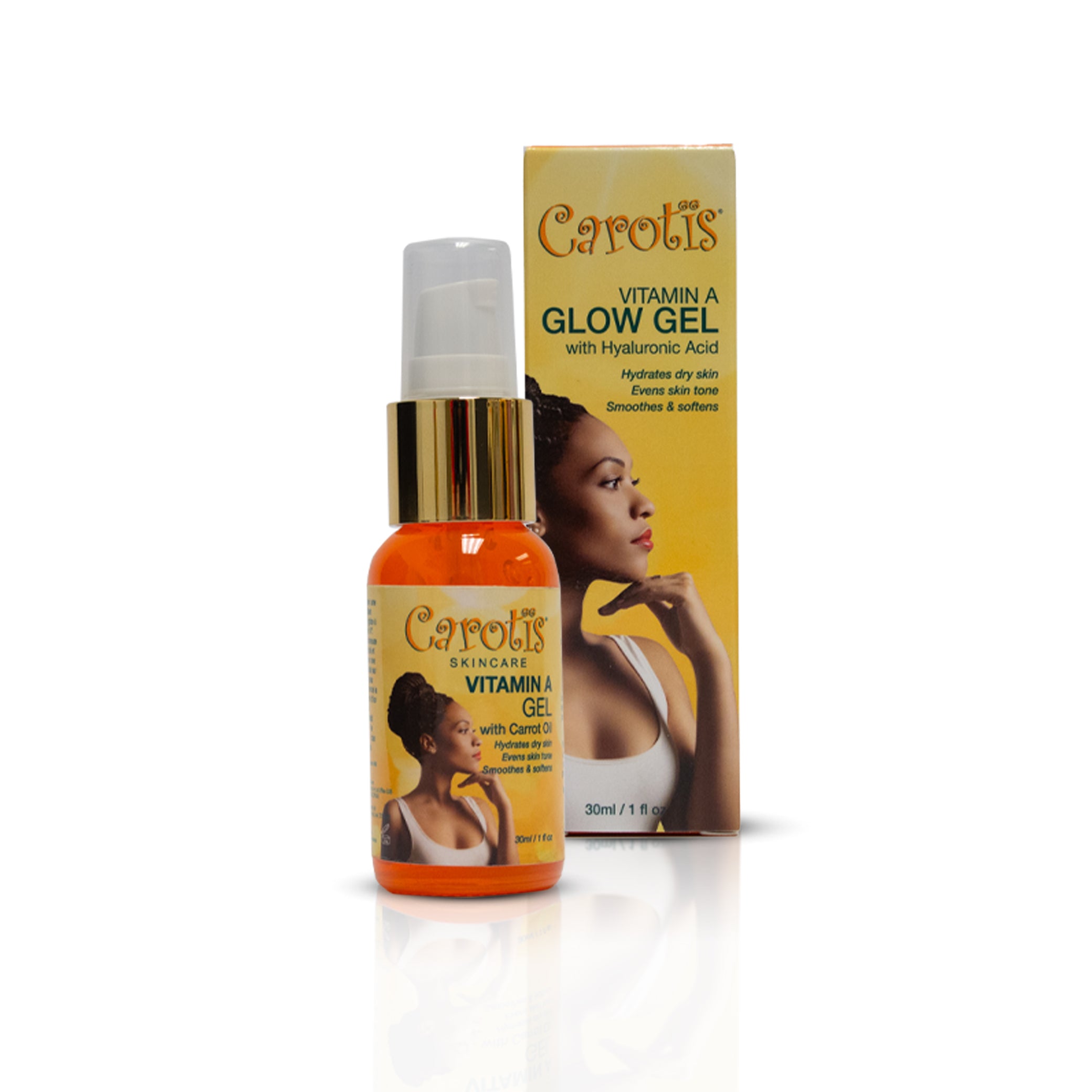 Carotis Vitamin A Glow Gel Mitchell Brands - Mitchell Brands - Skin Lightening, Skin Brightening, Fade Dark Spots, Shea Butter, Hair Growth Products